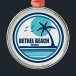 Ornement En Métal Bethel Beach Virginia Palm Tree Birds<br><div class="desc">Bethel Beach Virginia est un doigt de direction sud et sablonneux qui sépare la partie est du port d'hiver de la baie de Chesapeake.</div>
