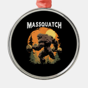 Ornement En Métal Bigfoot Massquatch Drôle