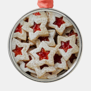 Ornement En Métal Biscuits de Noël d'étoile
