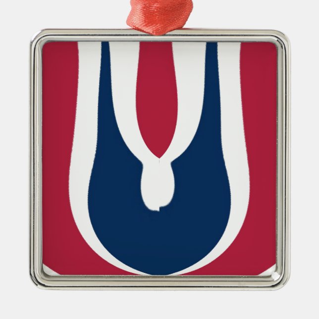 Ornement En Métal Blooming Red Hakuna Matata Dernier design cadeau (Devant)