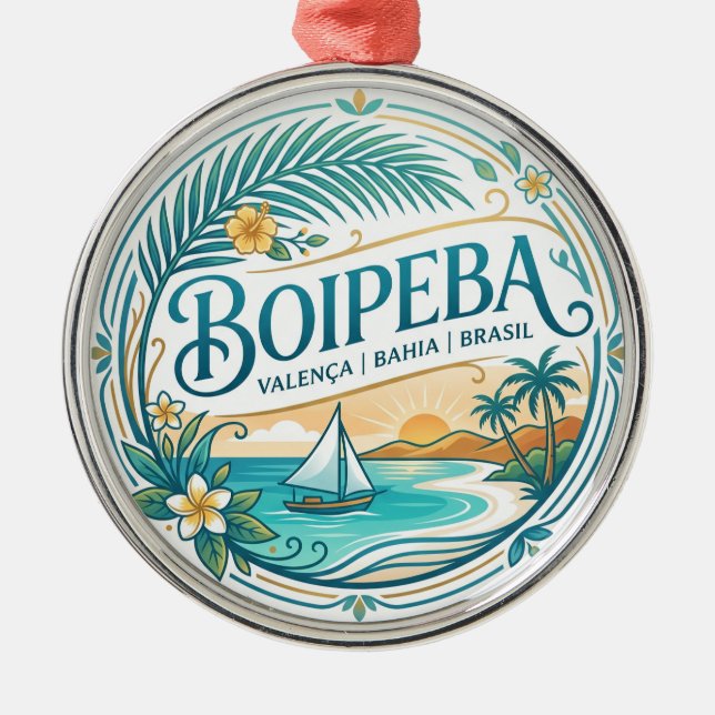 Ornement En Métal Boipeba Brésil (Devant)