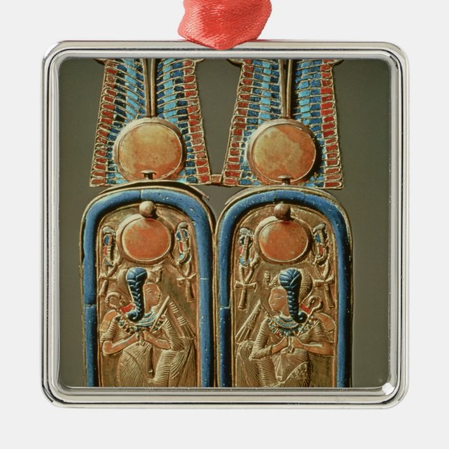 Ornement En Métal Boîte d'onguent sous la forme d'un double royal (Devant)