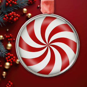 Ornement En Métal Bonbon de menthe douce