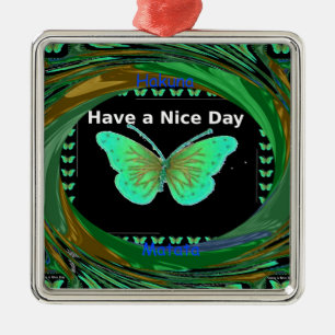 Ornement En Métal Bonne journée et meilleure nuit papillon.png