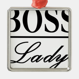 ORNEMENT EN MÉTAL BOSS LADY