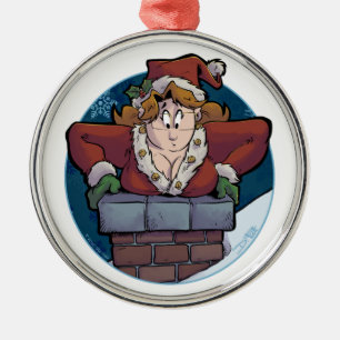 Ornement En Métal Botte de Noël