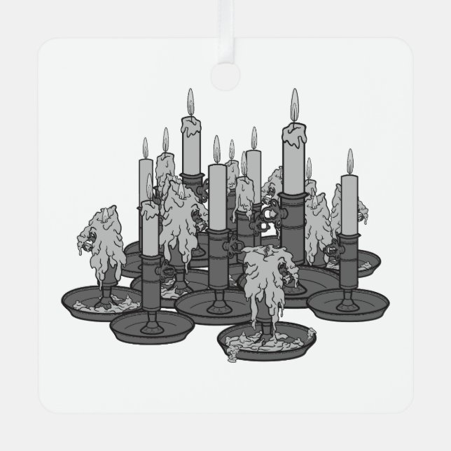 Ornement En Métal Bougies (Recto)