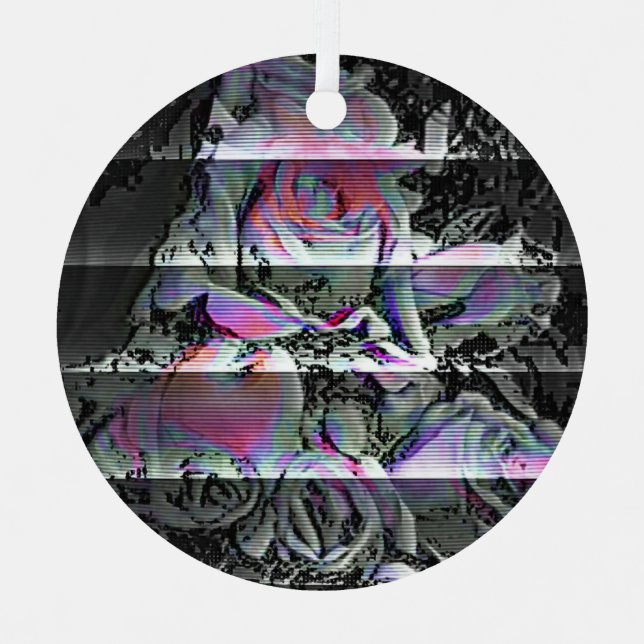 Ornement En Métal Bouquet Techno   (Recto)