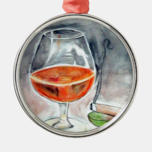 Ornement En Métal Bourbon et fumée