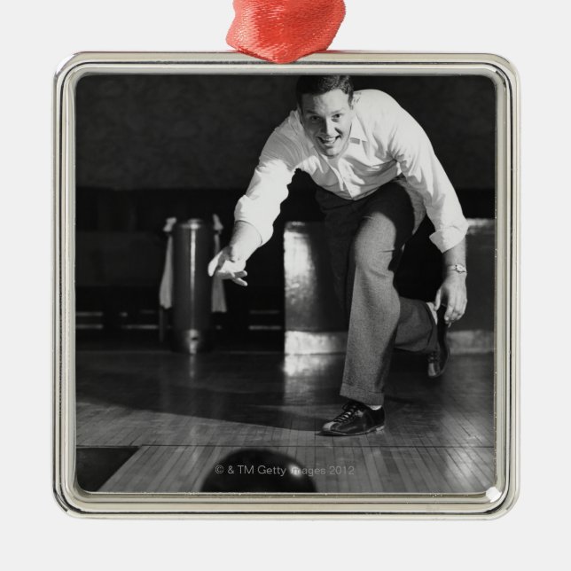 Ornement En Métal Bowling d'homme (Devant)
