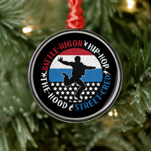 Ornement En Métal Break Dance Breakdance Hip-Hop Boy