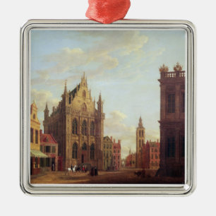 Ornement En Métal Bruges, 1824 (huile sur le panneau)