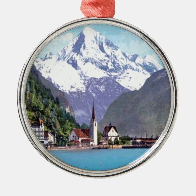 Ornement En Métal Brunnen, luzerne de lac (Devant)