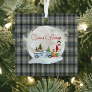 Ornement En Métal Buccleuch Original Tartan écossais