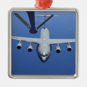 Ornement En Métal C.A. - 17 Globemaster III approche le boom