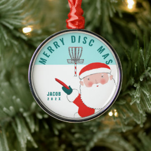 Ornement En Métal Cadeau personnalisé de golf sur disque