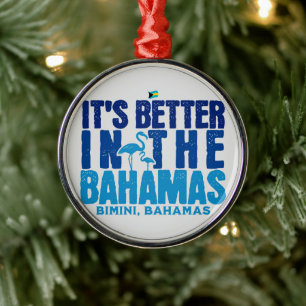 Ornement En Métal Cadeau souvenir Bahamas : Bimini Bahamas Cruise