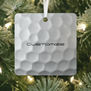Ornement En Métal Cadeaux de balles de golf personnalisées de la sér