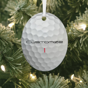 Ornement En Métal Cadeaux de balles de golf personnalisées Série Sig