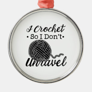 Ornement En Métal Cadeaux de crochet tricot