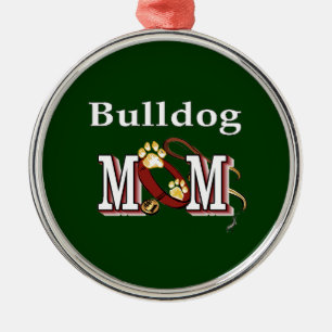 Ornement En Métal Cadeaux de maman Bulldog anglais