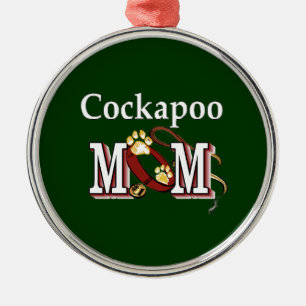 Ornement En Métal Cadeaux de maman de Cockapoo