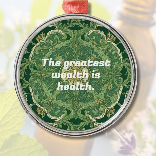 Ornement En Métal Cadeaux de Noël personnalisés pour les massothérap (Custom Christmas Gifts for Massage Therapists)