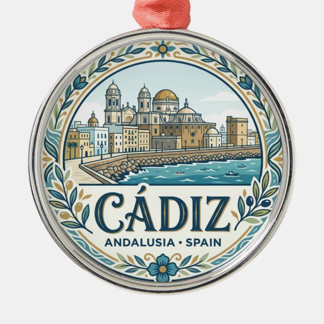 Ornement En Métal Cadix Espagne (Devant)