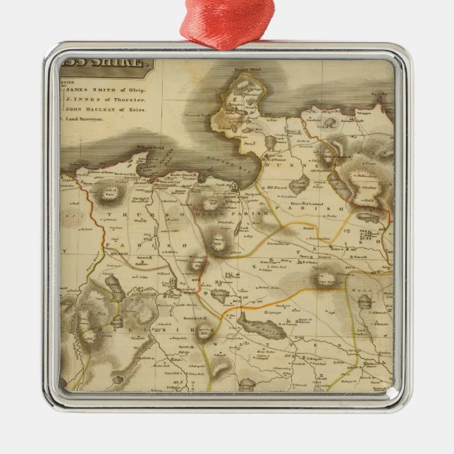 Ornement En Métal Caithness Shire (Devant)