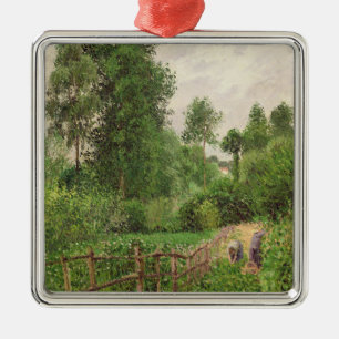 Ornement En Métal Camille Pissarro   Paysage, gris de temps un