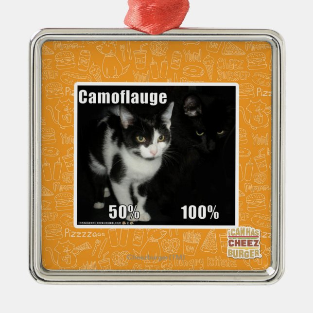 Ornement En Métal Camouflage (Devant)