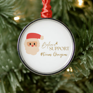 Ornement En Métal cancer. Personnalité de Noël #nom de l'équipe Orne