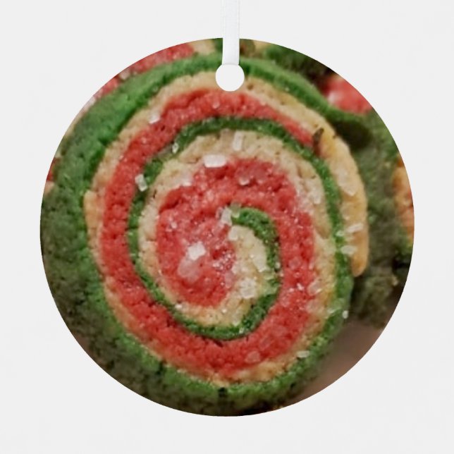 Ornement En Métal Canon à sucre de Noël (Recto)