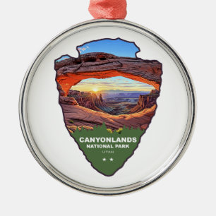 Ornement En Métal Canyonlands National Park Mesa Arch Arrowhead