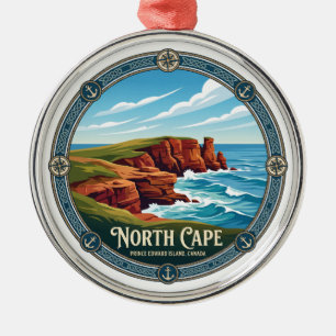 Ornement En Métal Cap Nord Canada