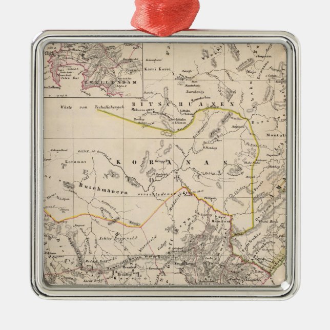 Ornement En Métal Cape Town, Afrique du Sud (Devant)