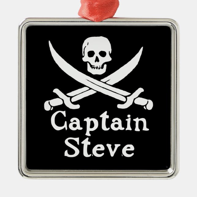 Ornement En Métal Capitaine Steve (Devant)