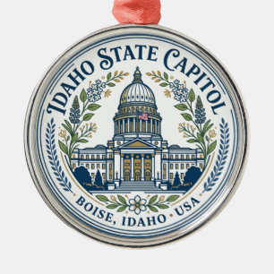 Ornement En Métal Capitole de l'État de l'Idaho États-Unis