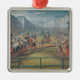 Ornement En Métal Carrousel d'Amazone en 1682