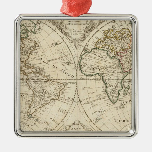 Ornement En Métal Carte 2 (Devant)