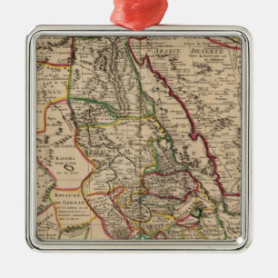 Ornement En Métal Carte africaine