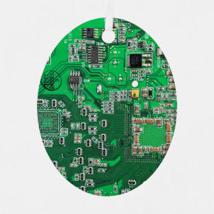 Ornement En Métal Carte circuit imprimé circuit vert PCB