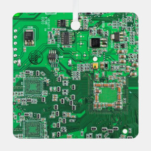 Ornement En Métal Carte circuit imprimé circuit vert PCB