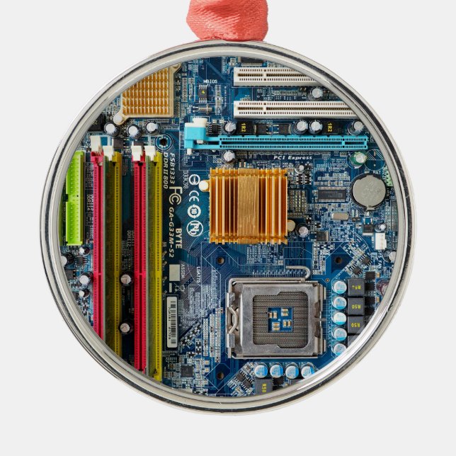 Ornement En Métal Carte de circuit (Devant)