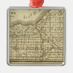 Ornement En Métal Carte de la réservation occidentale