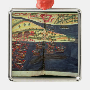 Ornement En Métal Carte d'exploration de Surat