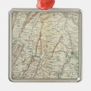 Ornement En Métal Carte Gen I