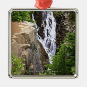Ornement En Métal Cascade en parc national de mont Rainier