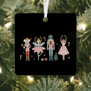 Ornement En Métal Casse-Noisette Ballet de Noël Cute Fêtes