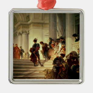 Ornement En Métal Cesare Borgia quittant Vatican